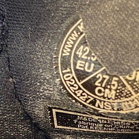 KEEN Men's Closed Toe Utility Hiking Shoes Size 9.5 1022427 Dark Brown - Picture 6 of 6